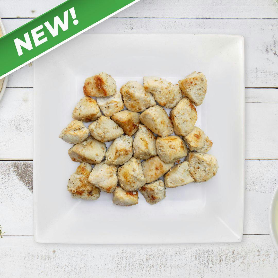 Greek Marinated Chicken Breast Cubes (Raw)