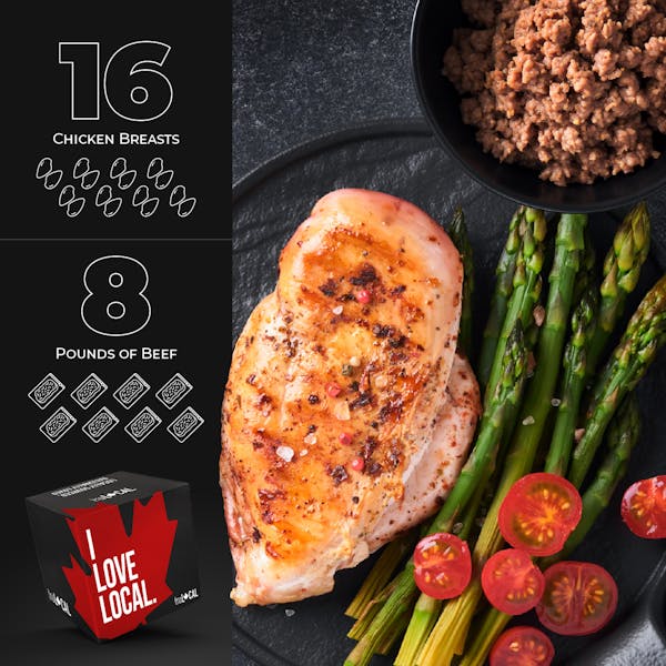 Chicken Breast and Ground Beef Value Box