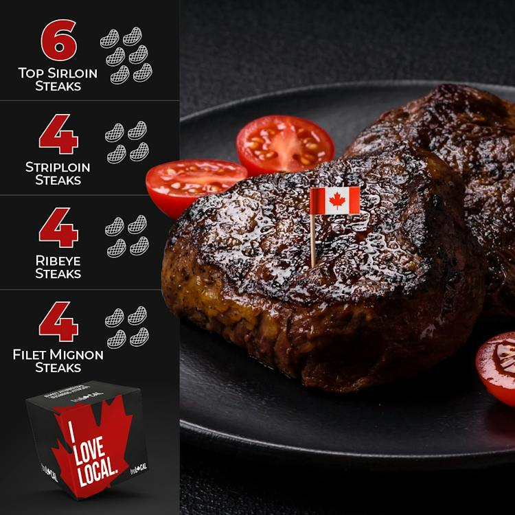 Grass-Fed and Finished Steak Value Box