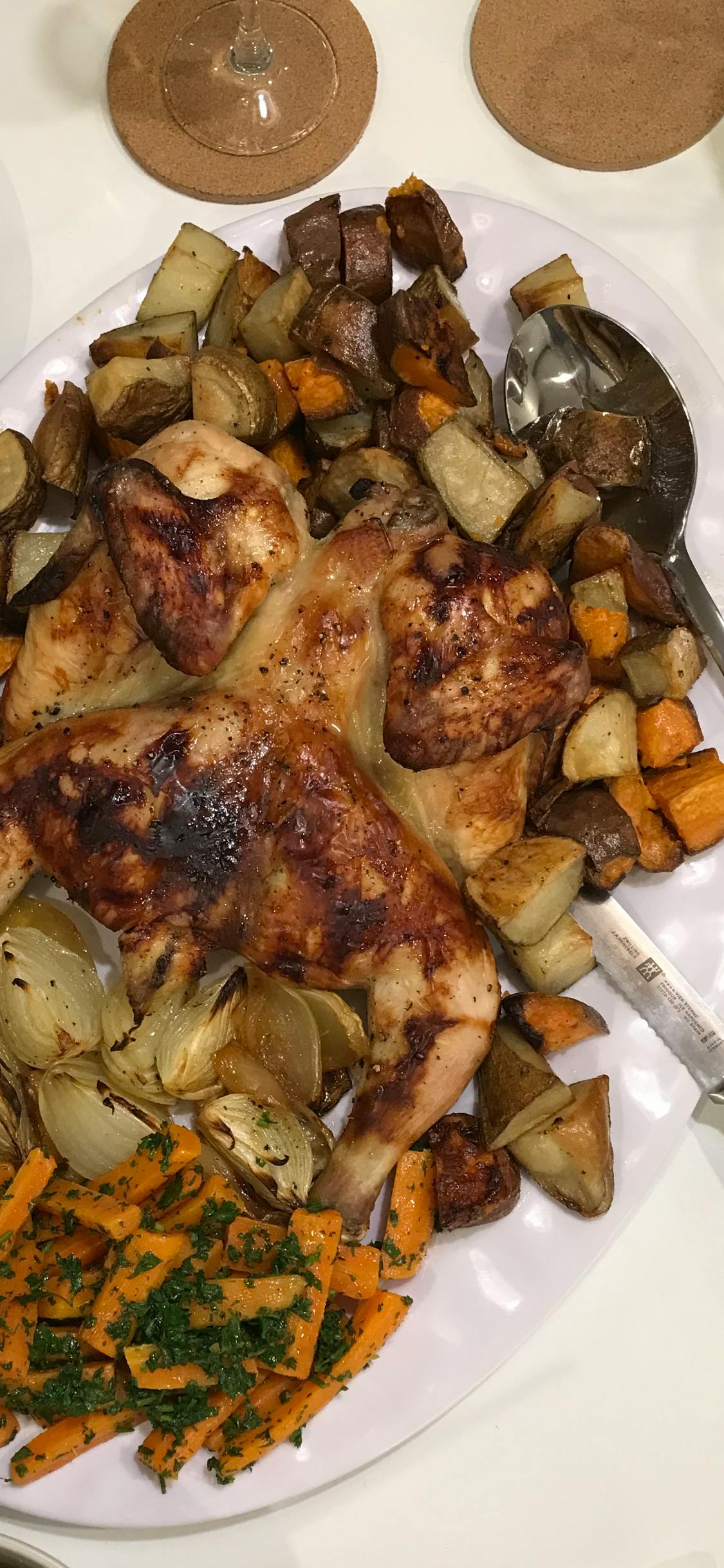 Honey Roast Chicken Platter | truLOCAL Recipe