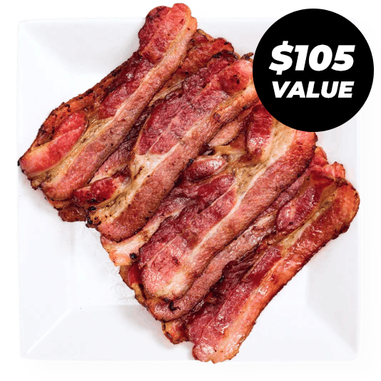 Get free bacon for four months!