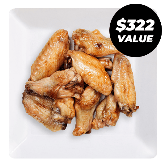 Get free chicken wings for a year